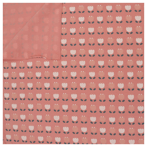 Jersey Blumen rosa Bio