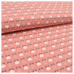 Jersey Blumen rosa Bio