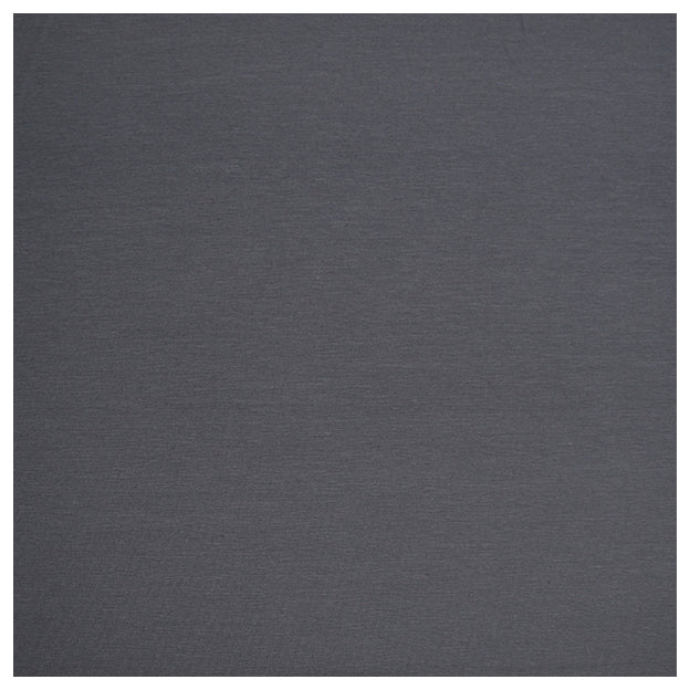 Baumwolljersey uni rauchblau