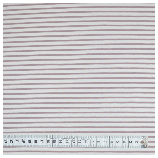 Jersey Streifen grape nectar und weiß