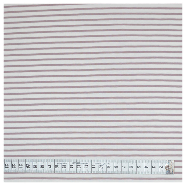 Jersey Streifen grape nectar und weiß