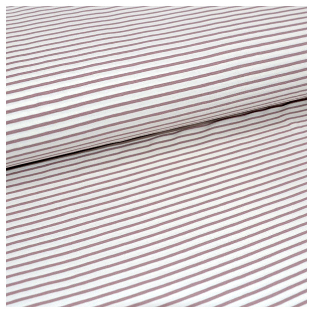 Jersey Streifen grape nectar und weiß