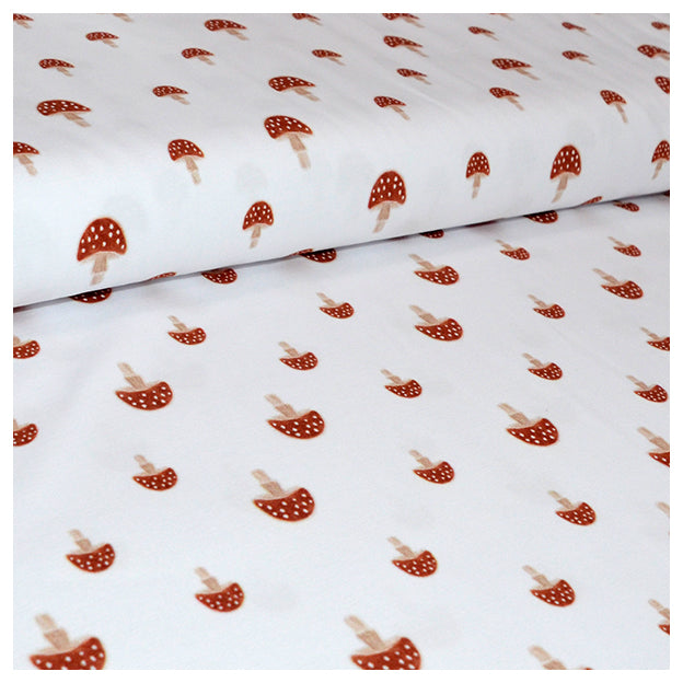 Jersey Pilze weiß Bio