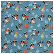 Jersey Waschbären jeansblau
