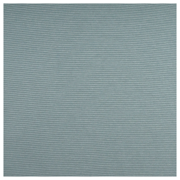 Bündchen Streifen schmal blau und hellaqua