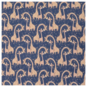 Jersey Giraffen jeansblau Digital