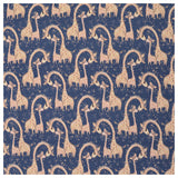 Jersey Giraffen jeansblau Digital