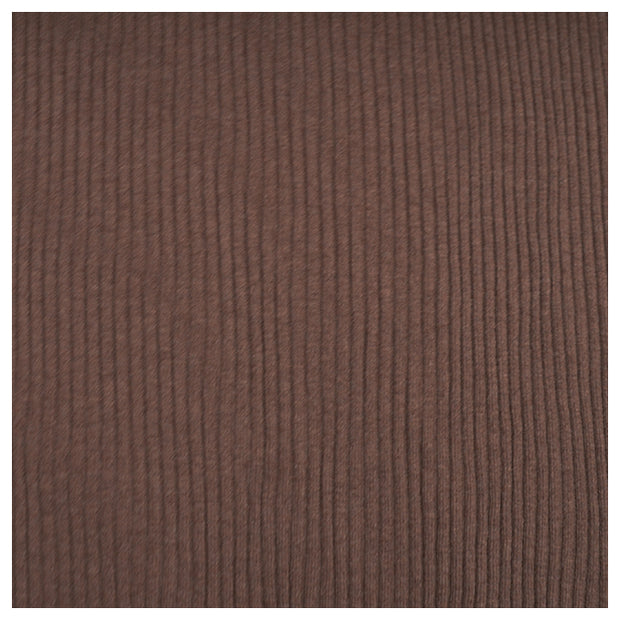 Rippbündchen braun meliert