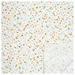 Musselin Baumwolle dots orange und ocker Bio
