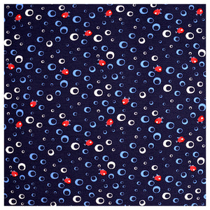 Jersey Fische/Bubbles navy