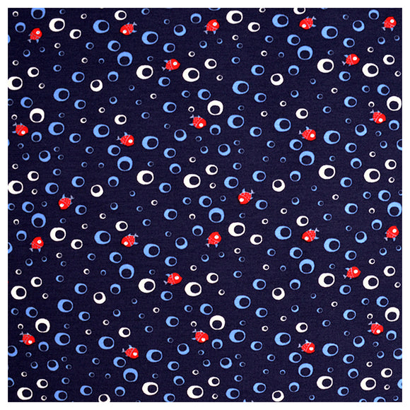 Jersey Fische/Bubbles navy