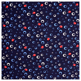 Jersey Fische/Bubbles navy