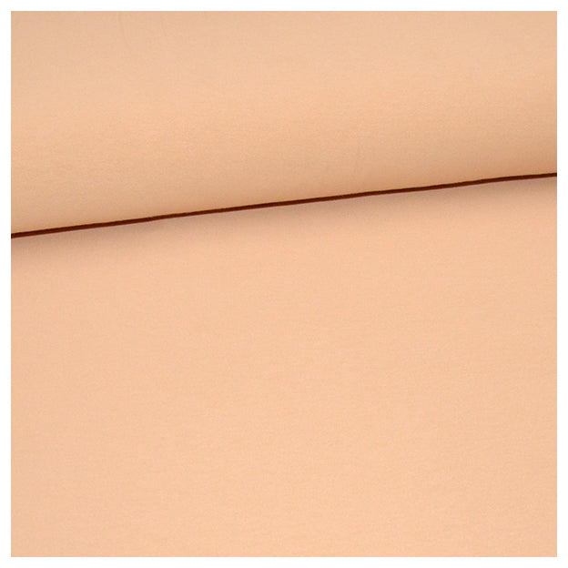 Baumwolljersey uni sand Bio