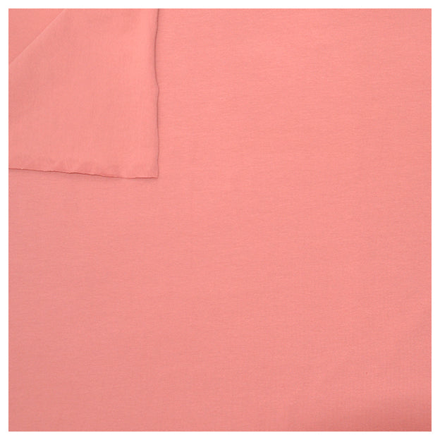 Baumwolljersey uni altrosa