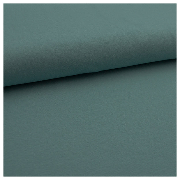 Baumwolljersey uni hellaqua Bio