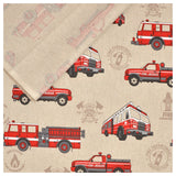 Canvas Feuerwehr Fahrzeuge