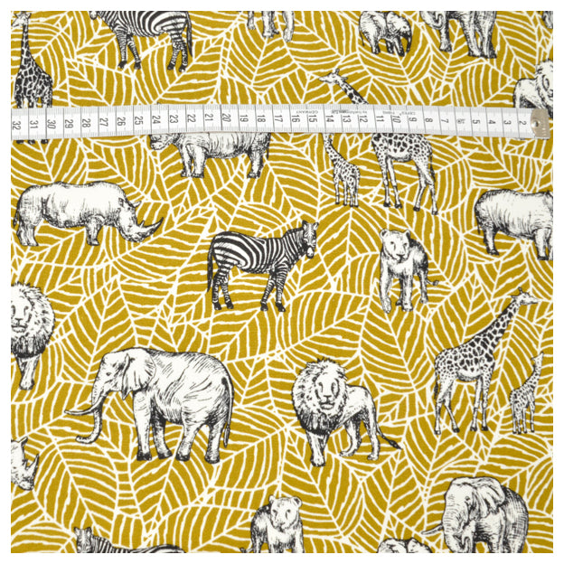 Canvas Safari gelb