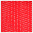 Baumwollsatin Blumen rot/weiß