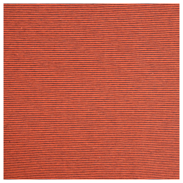Jersey Streifen schmal orange/schwarz