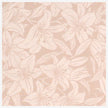 Baumwollstoff Ornament beige/weiß