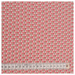 Baumwoll-Popelin Triangles rot/beige