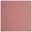 Baumwoll-Popelin Triangles rot/beige
