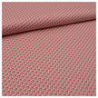 Baumwoll-Popelin Triangles rot/beige