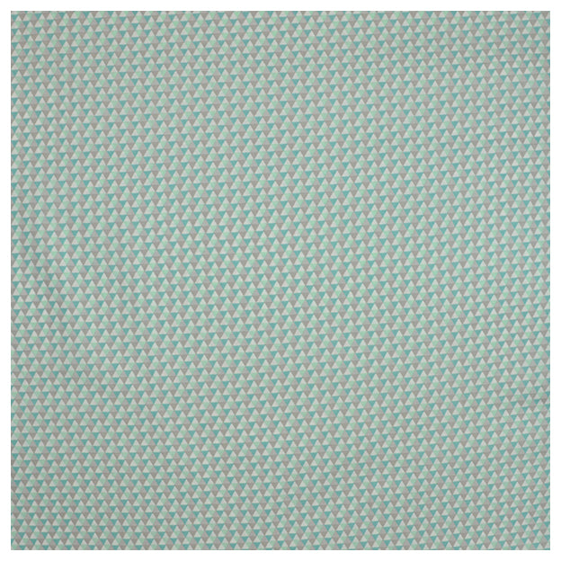 Baumwoll-Popelin Triangles mint/grau