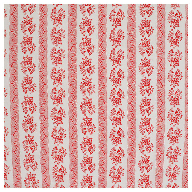 Baumwolle Blumen rot und weiß
