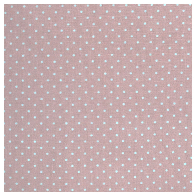 Baumwolle mini Tupfen rosa und weiß
