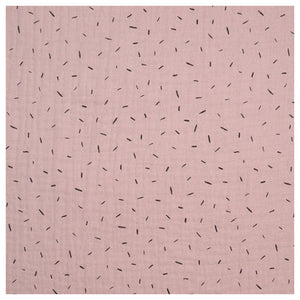 Musselin Baumwolle Confetti rosa