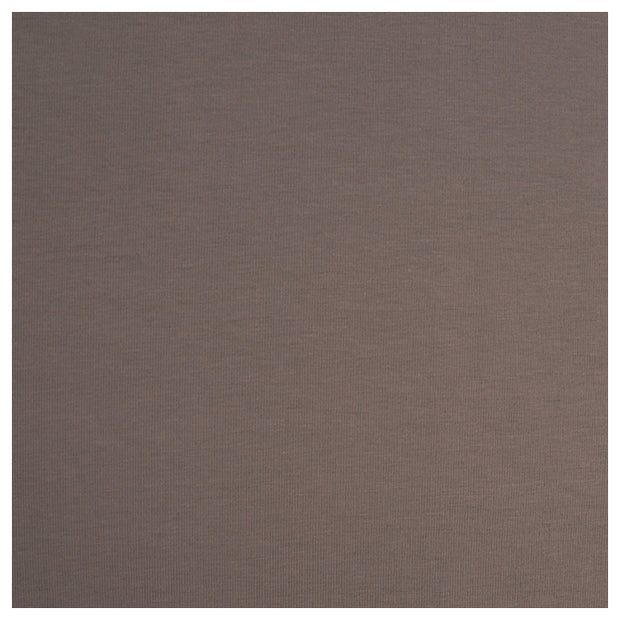 Baumwolljersey uni grau Bio