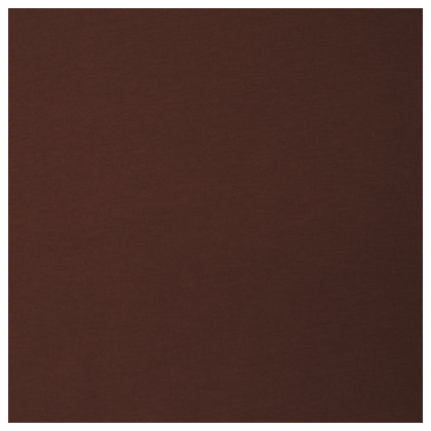 Baumwolljersey uni braun Bio