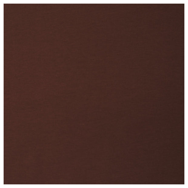 Baumwolljersey uni braun Bio