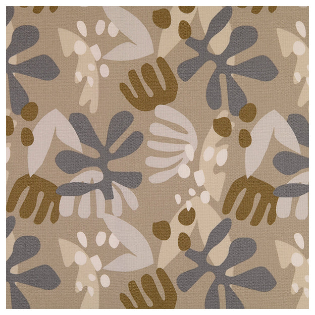 Canvas leaves beige