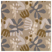 Canvas leaves beige